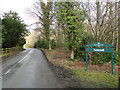 Sign for Tunstall Forest at the southern end of the B1078