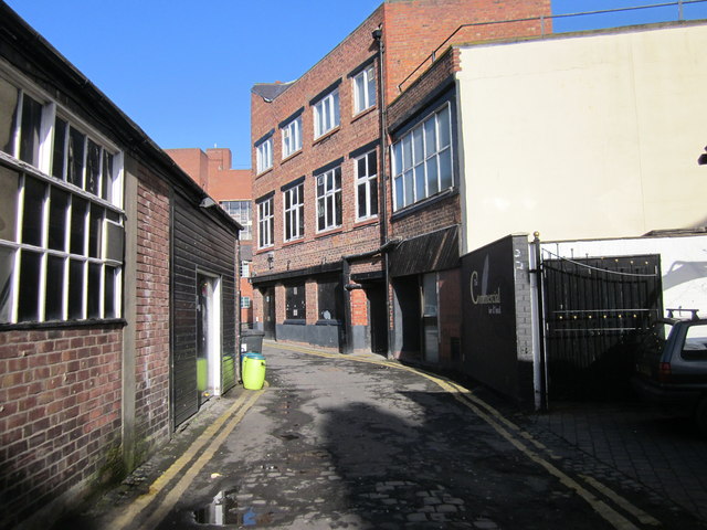 Alleyway behind The Commercial, Chester