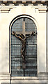 TQ2780 : Tyburn Convent, Hyde Park Place, W2 - Crucifix by John Salmon