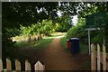 Entrance to Fishponds Park from King Charles Road, Tolworth