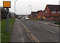 Yellow back of a Station Road speed camera in Didcot