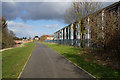 New tarmac path/cycleway along Holderness Drain