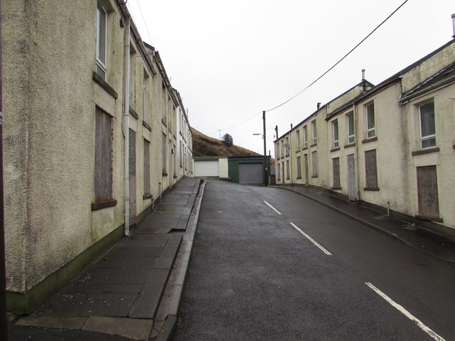 West side of Waun Street, Abergwynfi