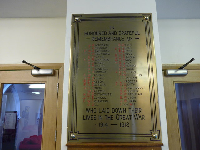 St Thomas, Kendal: war memorial