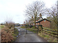 Houses at the end of Saddlers Lane, Windle