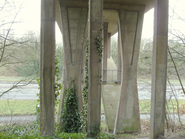 Under Windle Hall Bridge on the A580 East Lancs Road