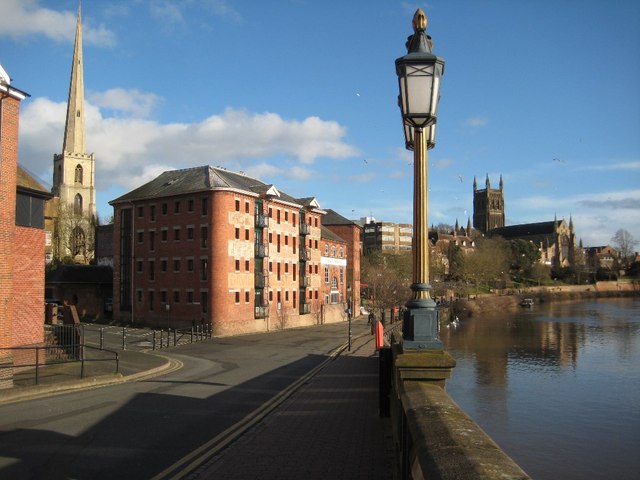 The South Quay in Worcester