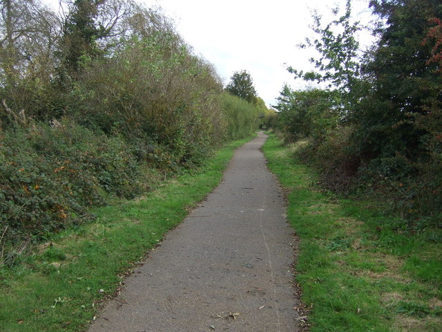 National Cycle Route 1 heading south east towards Boston