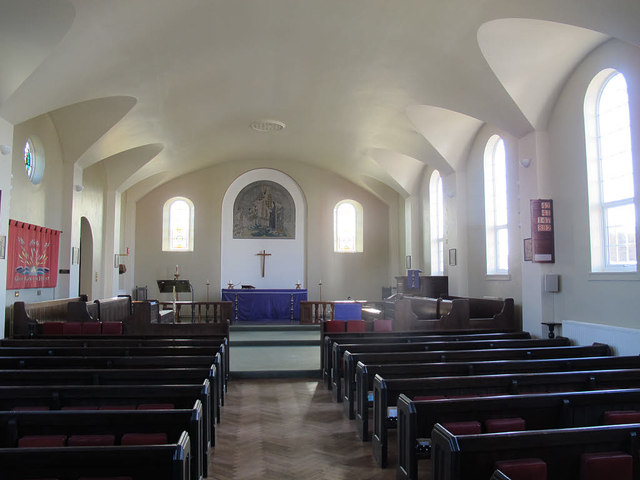 St Nicholas church, Kidbrooke - interior