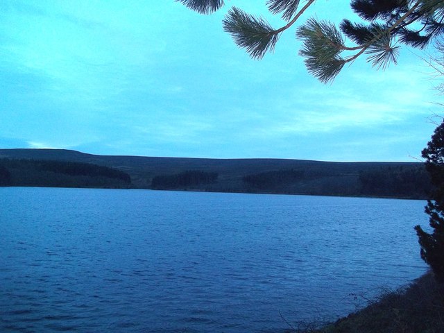 Dusk View Across Langsett Reservoir