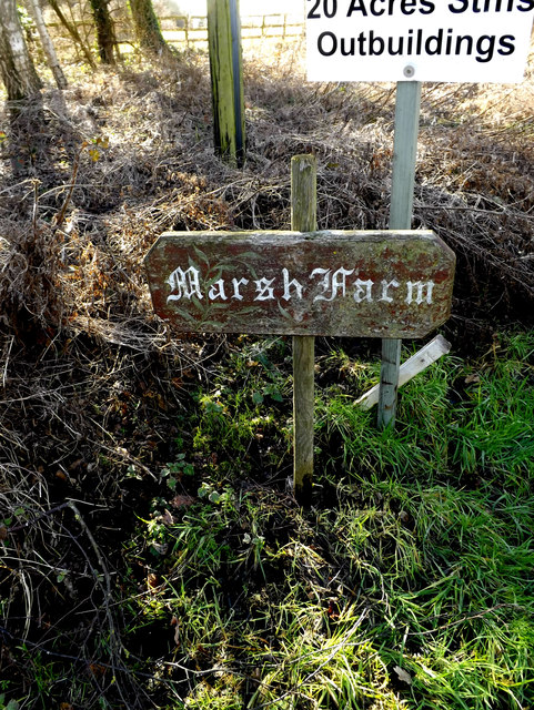 Marsh Farm sign