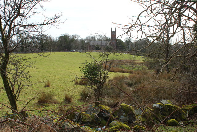 Farmland near Monigaff Parish Church