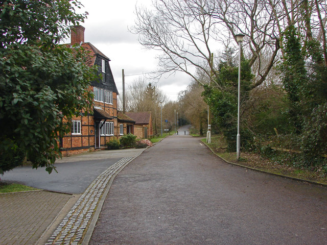 Cycle lane, Warfield Park