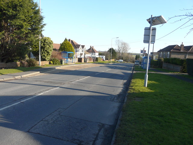 Looking east-southeast along Canterbury Road