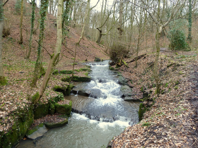 Waterfall on Dean Brook, Dean Wood