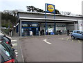 Entrance to Lidl Monmouth