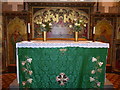 SD4491 : St Mary Crosthwaite: altar by Basher Eyre