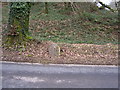 SN2312 : Milestone old A477 - Red Roses/Llanddowror road by welshbabe