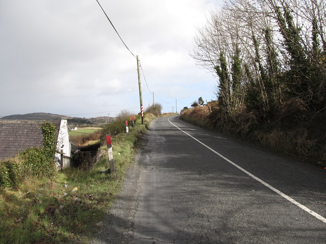 View east along the Ferryhill Road at... © Eric Jones :: Geograph Ireland