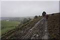 Muddy track above Newhey