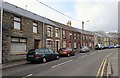 Houses on the west side of Hermon Street, Caerau