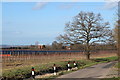 New solar farm under construction by Willow Lane