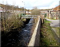 Afon Llynfi footbridge in Caerau