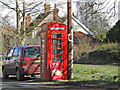 QEII K6 telephone kiosk in Peasenhall