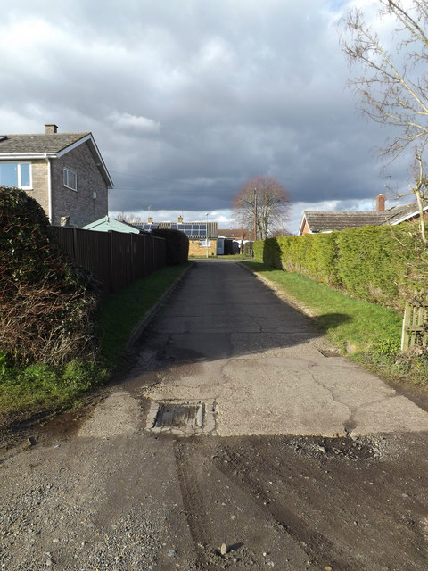 Entrance of Laxfield Recreation Ground