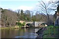 NU2406 : Bridges over the River Coquet, Warkworth by Jim Barton