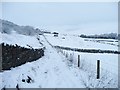 SD7991 : The Pennine Bridleway approaching Garsdale Station by Christine Johnstone