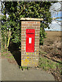 Victorian postbox in a brick pillar at Crown Corner