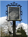 Badingham White Horse pub sign