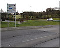 Direction sign beyond the southern boundary of Radyr, Cardiff