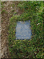 TM0477 : Plaque at Redgrave Cricket Ground by Geographer