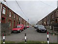 Western end of Lloyd Terrace, Caerau