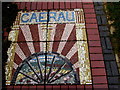 Pavement mosaic in Caerau