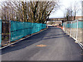 New access road to a new housing estate