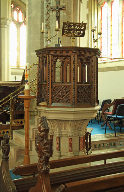 St Peter & St Mary Magdalene, Fordham - Pulpit