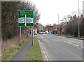 Entering Wragby from the west