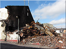 ST1976 : Fire-damaged former cinema in Cardiff by Gareth James
