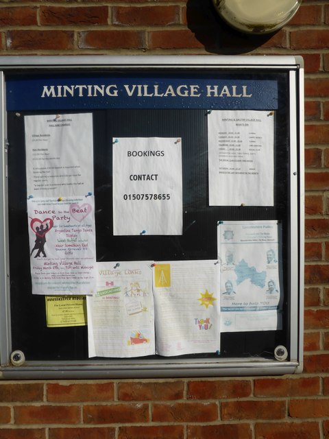 Village hall notices