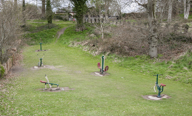 Outdoor gym, Delamont Country park