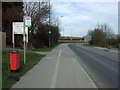 Cycle path beside the A6192