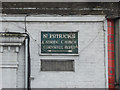 Sign on Building on Corner of Cornwall Road, London SE1