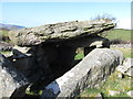 Cap stoned first chamber of the Clontygora Court Tomb