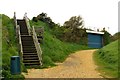 Steps and path at Hoskins Gap