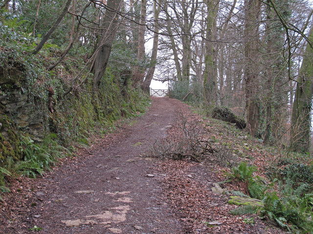 The steep path to Greenway House