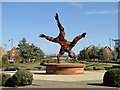 Sculpture in steel by Martin Heron