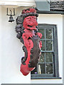 The sign of the Red Lion public house at Martlesham